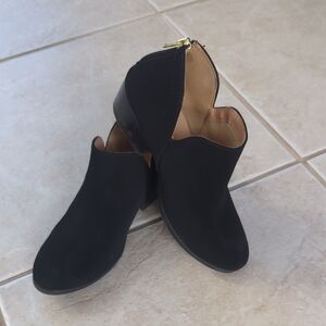 Black Ankle Suede Boots Gila Size 5
